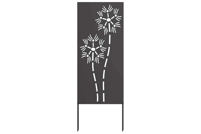 Garden Privacy Screen Black 50 X140cm Cold-rolled Steel Garden Privacy Screen Black 50 X140cm Cold-rolled Steel