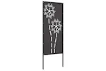 Garden Privacy Screen Black 50 X140cm Cold-rolled Steel Garden Privacy Screen Black 50 X140cm Cold-rolled Steel