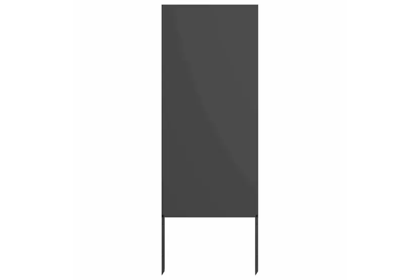 Garden Privacy Screen Black 50 X140cm Cold-rolled Steel Garden Privacy Screen Black 50 X140cm Cold-rolled Steel