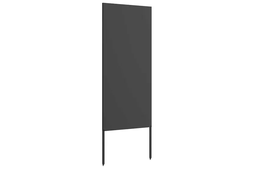 Garden Privacy Screen Black 50 X140cm Cold-rolled Steel Garden Privacy Screen Black 50 X140cm Cold-rolled Steel