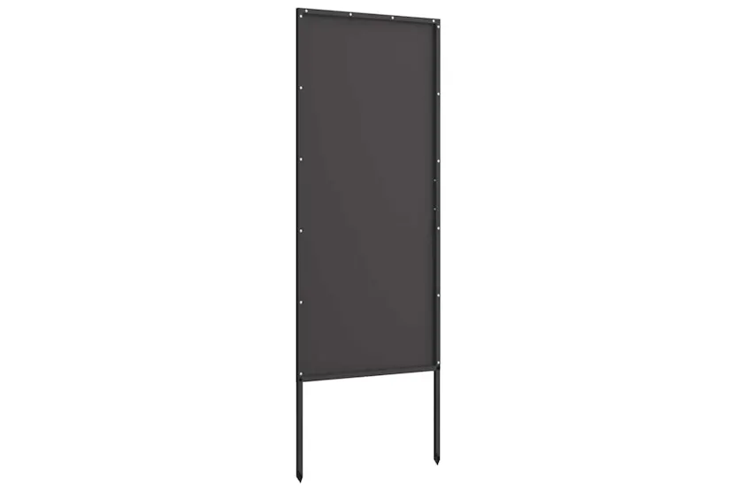 Garden Privacy Screen Black 50 X140cm Cold-rolled Steel Garden Privacy Screen Black 50 X140cm Cold-rolled Steel
