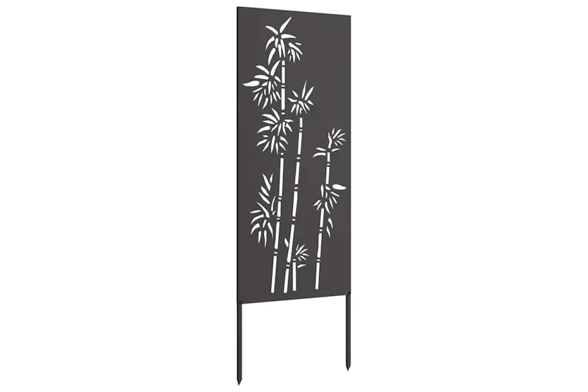 Garden Privacy Screen Black 50 X140cm Cold-rolled Steel Garden Privacy Screen Black 50 X140cm Cold-rolled Steel
