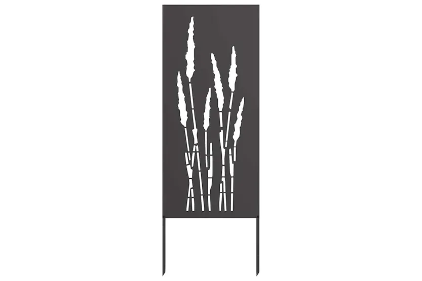 Garden Privacy Screen Black 50 X140cm Cold-rolled Steel Garden Privacy Screen Black 50 X140cm Cold-rolled Steel