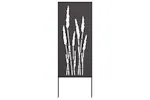 Garden Privacy Screen Black 50 X140cm Cold-rolled Steel Garden Privacy Screen Black 50 X140cm Cold-rolled Steel