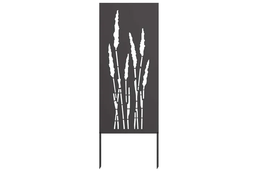 Garden Privacy Screen Black 50 X140cm Cold-rolled Steel Garden Privacy Screen Black 50 X140cm Cold-rolled Steel