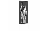 Garden Privacy Screen Black 50 X140cm Cold-rolled Steel Garden Privacy Screen Black 50 X140cm Cold-rolled Steel