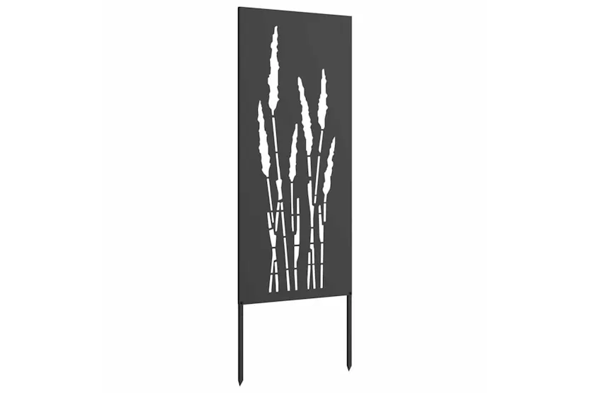 Garden Privacy Screen Black 50 X140cm Cold-rolled Steel Garden Privacy Screen Black 50 X140cm Cold-rolled Steel