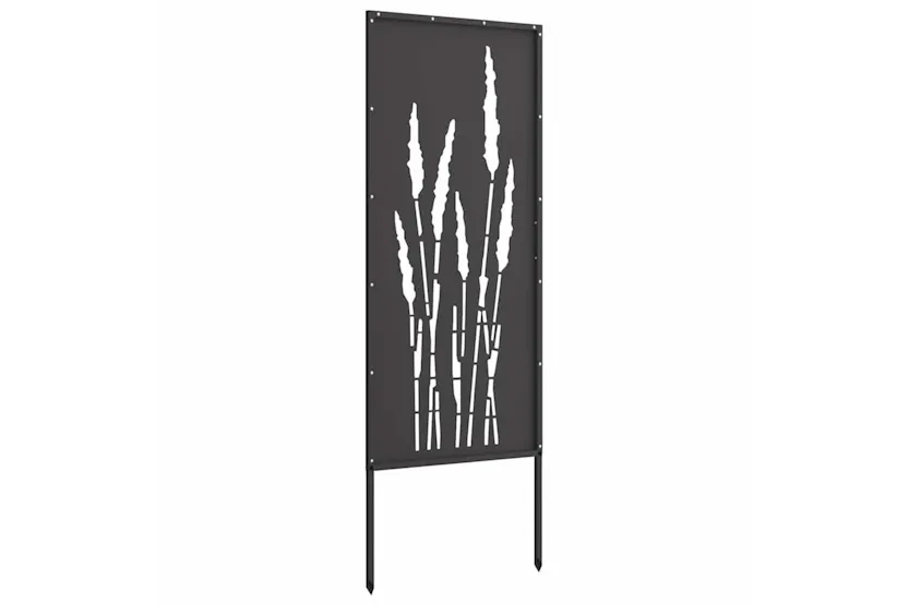 Garden Privacy Screen Black 50 X140cm Cold-rolled Steel Garden Privacy Screen Black 50 X140cm Cold-rolled Steel