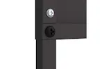 Garden Privacy Screen Black 50 X140cm Cold-rolled Steel Garden Privacy Screen Black 50 X140cm Cold-rolled Steel