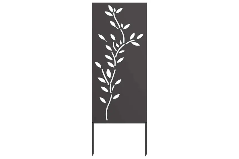 Garden Privacy Screen Black 50 X140cm Cold-rolled Steel Garden Privacy Screen Black 50 X140cm Cold-rolled Steel