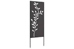 Garden Privacy Screen Black 50 X140cm Cold-rolled Steel Garden Privacy Screen Black 50 X140cm Cold-rolled Steel