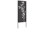 Garden Privacy Screen Black 50 X140cm Cold-rolled Steel Garden Privacy Screen Black 50 X140cm Cold-rolled Steel