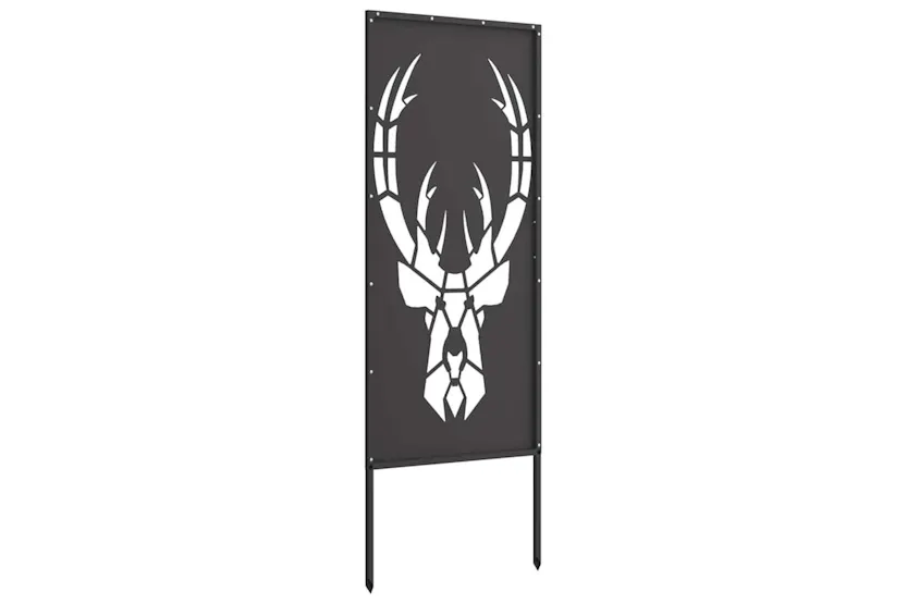 Garden Privacy Screen Black 50 X140cm Cold-rolled Steel Garden Privacy Screen Black 50 X140cm Cold-rolled Steel