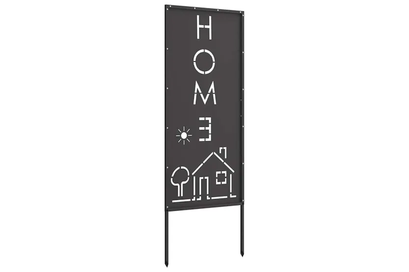 Garden Privacy Screen Black 50 X140cm Cold-rolled Steel Garden Privacy Screen Black 50 X140cm Cold-rolled Steel