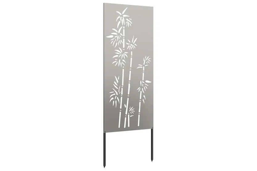Garden Privacy Screen Floral Rusty 50 X140cm Weathering Steel Garden Privacy Screen Floral Rusty 50 X140cm Weathering Steel