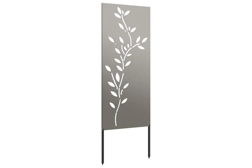 Garden Privacy Screen Floral Rusty 50 X140cm Weathering Steel Garden Privacy Screen Floral Rusty 50 X140cm Weathering Steel