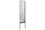 Garden Privacy Screen Floral Silver 32 X140cm Stainless Steel Garden Privacy Screen Floral Silver 32 X140cm Stainless Steel