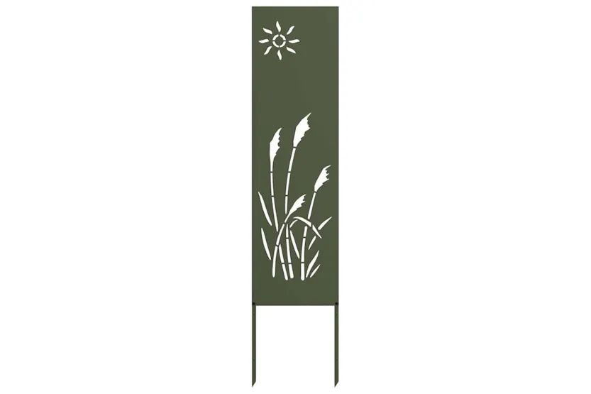 Garden Privacy Screen Olive Green 32 X140cm Cold-rolled Steel Garden Privacy Screen Olive Green 32 X140cm Cold-rolled Steel