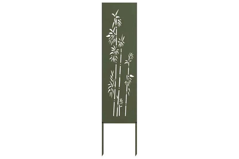 Garden Privacy Screen Olive Green 32 X140cm Cold-rolled Steel Garden Privacy Screen Olive Green 32 X140cm Cold-rolled Steel