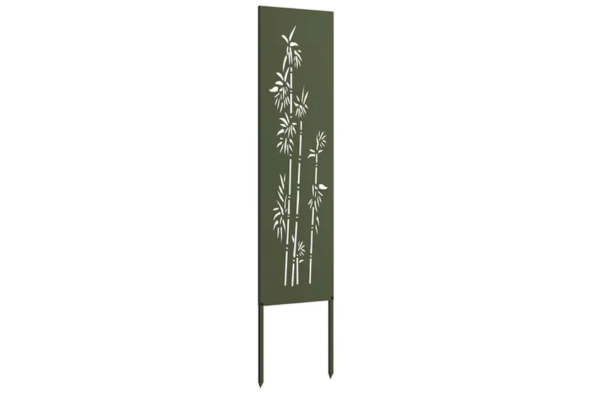 Garden Privacy Screen Olive Green 32 X140cm Cold-rolled Steel Garden Privacy Screen Olive Green 32 X140cm Cold-rolled Steel