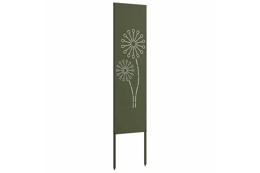 Garden Privacy Screen Olive Green 32 X140cm Cold-rolled Steel Garden Privacy Screen Olive Green 32 X140cm Cold-rolled Steel