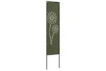 Garden Privacy Screen Olive Green 32 X140cm Cold-rolled Steel Garden Privacy Screen Olive Green 32 X140cm Cold-rolled Steel