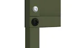 Garden Privacy Screen Olive Green 32 X140cm Cold-rolled Steel Garden Privacy Screen Olive Green 32 X140cm Cold-rolled Steel