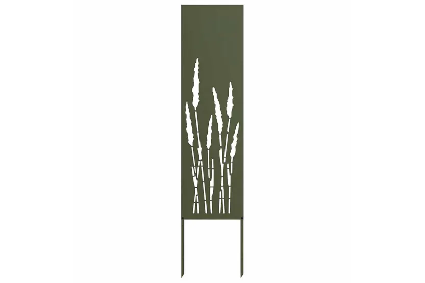 Garden Privacy Screen Olive Green 32 X140cm Cold-rolled Steel Garden Privacy Screen Olive Green 32 X140cm Cold-rolled Steel