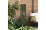 Garden Privacy Screen Olive Green 32 X140cm Cold-rolled Steel Garden Privacy Screen Olive Green 32 X140cm Cold-rolled Steel