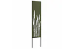 Garden Privacy Screen Olive Green 32 X140cm Cold-rolled Steel Garden Privacy Screen Olive Green 32 X140cm Cold-rolled Steel