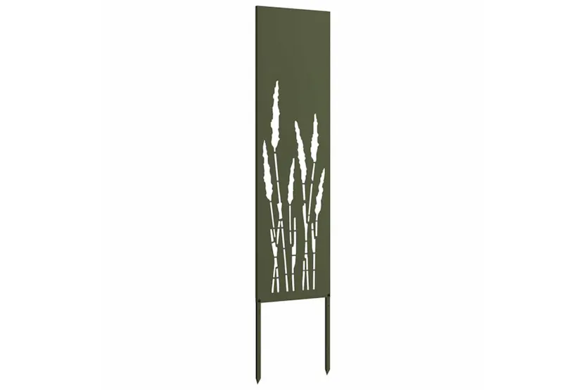 Garden Privacy Screen Olive Green 32 X140cm Cold-rolled Steel Garden Privacy Screen Olive Green 32 X140cm Cold-rolled Steel