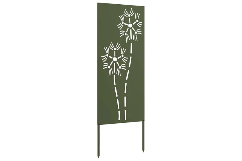Garden Privacy Screen Olive Green 50 X140cm Cold-rolled Steel Garden Privacy Screen Olive Green 50 X140cm Cold-rolled Steel