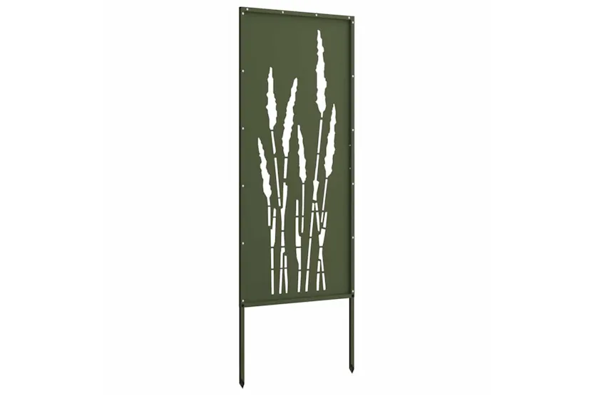 Garden Privacy Screen Olive Green 50 X140cm Cold-rolled Steel Garden Privacy Screen Olive Green 50 X140cm Cold-rolled Steel