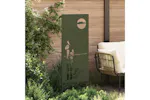 Garden Privacy Screen Olive Green 50 X140cm Cold-rolled Steel Garden Privacy Screen Olive Green 50 X140cm Cold-rolled Steel