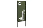 Garden Privacy Screen Olive Green 50 X140cm Cold-rolled Steel Garden Privacy Screen Olive Green 50 X140cm Cold-rolled Steel