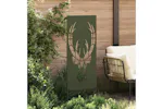Garden Privacy Screen Olive Green 50 X140cm Cold-rolled Steel Garden Privacy Screen Olive Green 50 X140cm Cold-rolled Steel