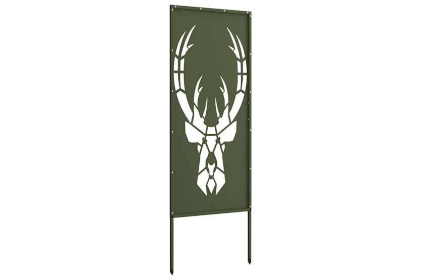 Garden Privacy Screen Olive Green 50 X140cm Cold-rolled Steel Garden Privacy Screen Olive Green 50 X140cm Cold-rolled Steel