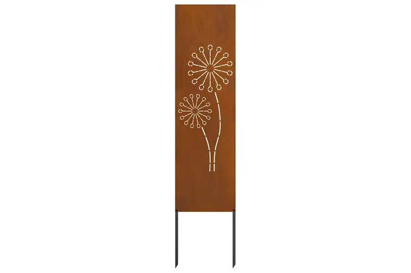 Garden Privacy Screen Rusty 32 X140cm Weathering Steel Garden Privacy Screen Rusty 32 X140cm Weathering Steel