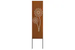 Garden Privacy Screen Rusty 32 X140cm Weathering Steel Garden Privacy Screen Rusty 32 X140cm Weathering Steel