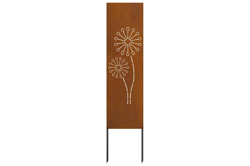 Garden Privacy Screen Rusty 32 X140cm Weathering Steel Garden Privacy Screen Rusty 32 X140cm Weathering Steel