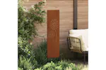 Garden Privacy Screen Rusty 32 X140cm Weathering Steel Garden Privacy Screen Rusty 32 X140cm Weathering Steel