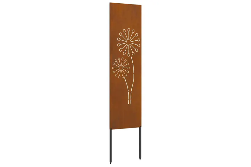 Garden Privacy Screen Rusty 32 X140cm Weathering Steel Garden Privacy Screen Rusty 32 X140cm Weathering Steel