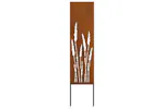 Garden Privacy Screen Rusty 32 X140cm Weathering Steel Garden Privacy Screen Rusty 32 X140cm Weathering Steel