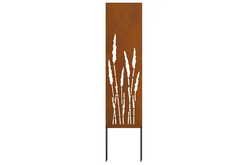Garden Privacy Screen Rusty 32 X140cm Weathering Steel Garden Privacy Screen Rusty 32 X140cm Weathering Steel