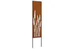 Garden Privacy Screen Rusty 32 X140cm Weathering Steel Garden Privacy Screen Rusty 32 X140cm Weathering Steel