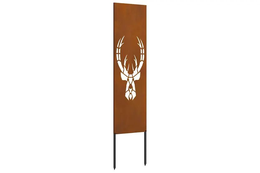 Garden Privacy Screen Rusty 32 X140cm Weathering Steel Garden Privacy Screen Rusty 32 X140cm Weathering Steel