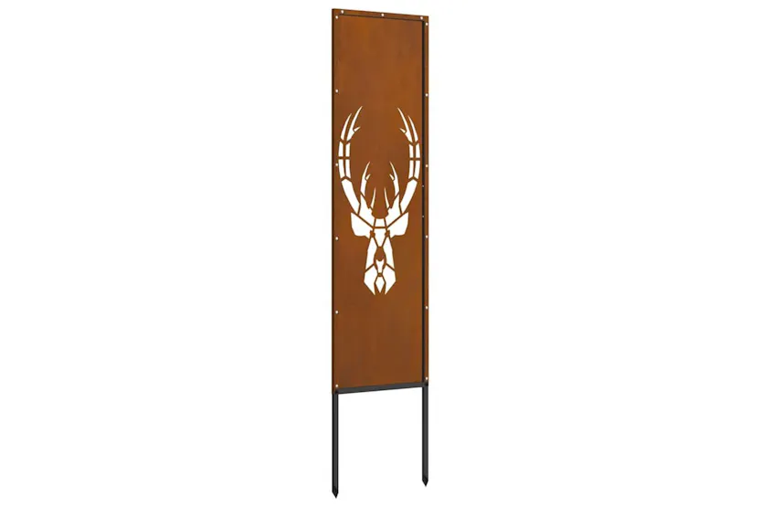 Garden Privacy Screen Rusty 32 X140cm Weathering Steel Garden Privacy Screen Rusty 32 X140cm Weathering Steel