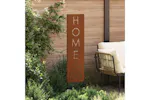 Garden Privacy Screen Rusty 32 X140cm Weathering Steel Garden Privacy Screen Rusty 32 X140cm Weathering Steel