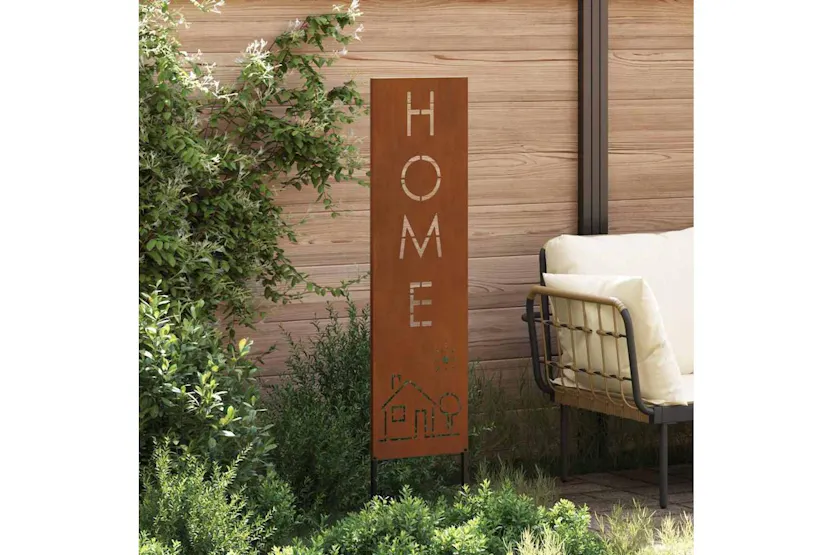 Garden Privacy Screen Rusty 32 X140cm Weathering Steel Garden Privacy Screen Rusty 32 X140cm Weathering Steel