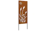Garden Privacy Screen Rusty 50 X140cm Weathering Steel Garden Privacy Screen Rusty 50 X140cm Weathering Steel